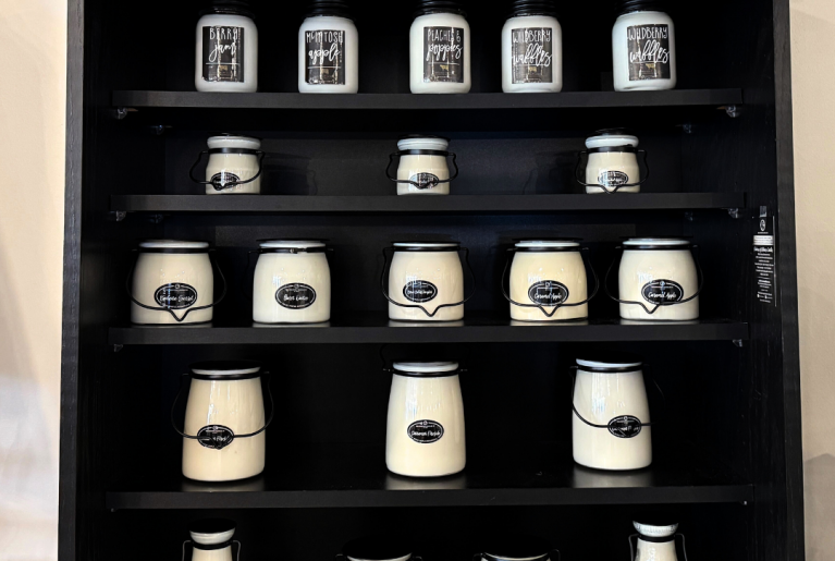 MILKHOUSE CANDLES AT SHORELINE BOUTIQUE IN BLUE HARBOR RESORT