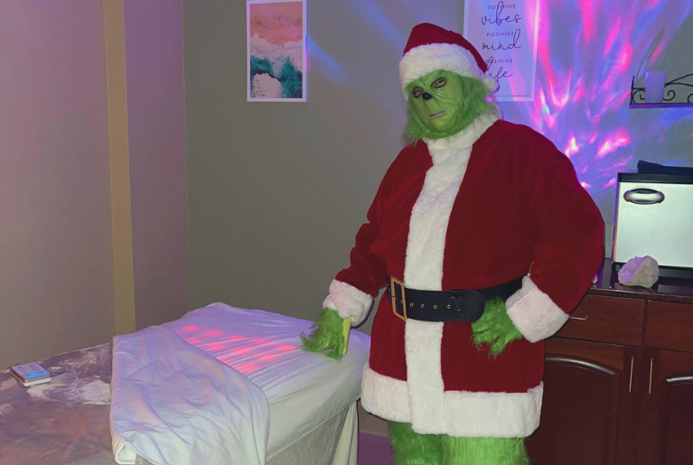 YOURE A PAMPERED ONE MR GRINCH WEBSITE SPECIALS GRAPHIC